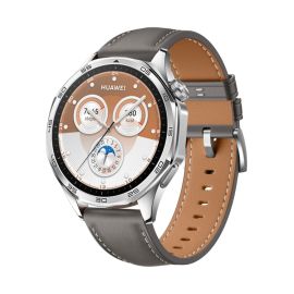 LEATHER Lederarmband für Huawei Watch GT 5 46mm / GT 6 46mm grau