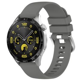 SILICONE Austauschbares Armband für Huawei Watch GT 5 Pro 46 mm dunkelgrau