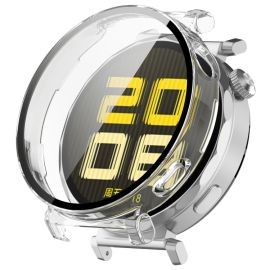 PC FULL COVER Kunststoffabdeckung mit Glas für Huawei Watch GT 5 Pro 42mm transparent