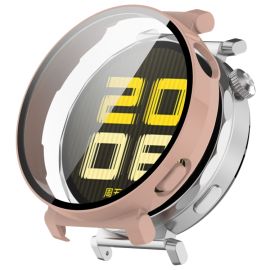 PC FULL COVER Kunststoffabdeckung mit Glas für Huawei Watch GT 5 Pro 42mm rosa