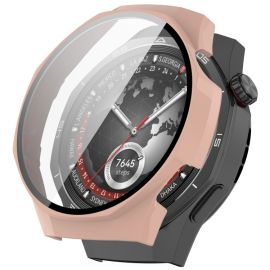 PC FULL COVER Kunststoffabdeckung mit Glas für Huawei Watch GT 5 Pro 46mm rosa