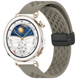 AIRY Silikonarmband für Huawei Watch GT 5 Pro 42mm dunkelgrau