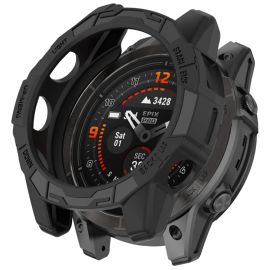 TPU HALF COVER Cover für Garmin Fenix E 47mm schwarz