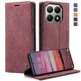 CASEME Wallet Hülle für Xiaomi 15T rot