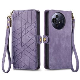 GEOM Wallet Case für TCL 50 Pro NxtPaper lila