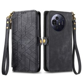 GEOM Wallet Case für TCL 50 Pro NxtPaper schwarz