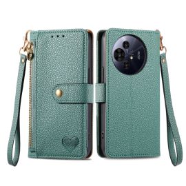 HEART Wallet Case für TCL 50 Pro NxtPaper grün