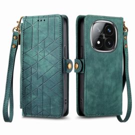 GEOM Wallet Case für Xiaomi Redmi Note 14 Pro 5G / Poco X7 grün