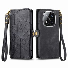 GEOM Wallet Case für Xiaomi Redmi Note 14 Pro 5G / Poco X7 schwarz