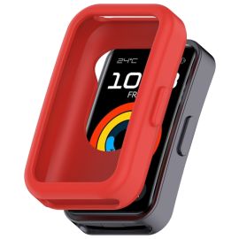 TPU HALF COVER Abdeckung für Huawei Band 10 / Band 9 / Band 8 rot