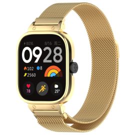 SET MILANESE Metalluhrengehäuse + Armband Xiaomi Redmi Watch 5 Gold