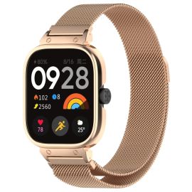 SET MILANESE Metalluhrengehäuse + Armband Xiaomi Redmi Watch 5 ROSE GOLD