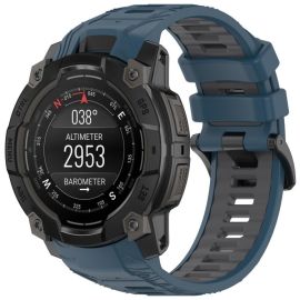 SPORTS Austauschbares Silikonarmband Garmin Instinct 3 50mm BLUE GRAU