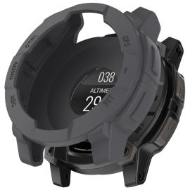 TPU HALF COVER Schutzhülle für Garmin Instinct 3 AMOLED 50mm grau
