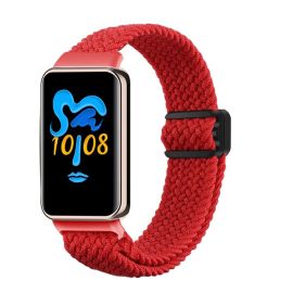 GEFLOCHTENES Nylonarmband für Honor Band 10 / Honor Band 9 rot