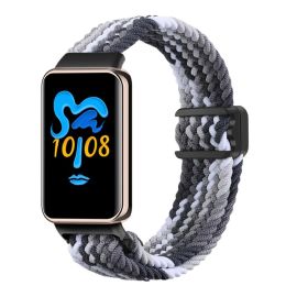 GEFLOCHTENES Nylonarmband für Honor Band 10 / Honor Band 9 COLORFUL BLACK