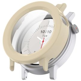 PC FULL COVER Kunststoffgehäuse mit Glas für CMF Watch 3 Pro IVORY