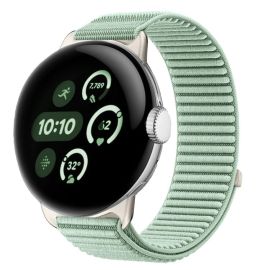NYLON Wechselarmband für Google Pixel Watch / Pixel Watch 2 / Pixel Watch 3 41mm / Pixel Watch 4 41mm AQUA BLUE
