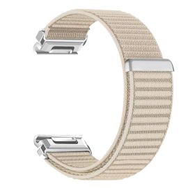 NYLON QUICK FIT Ersatzarmband für Garmin - Breite 22mm beige