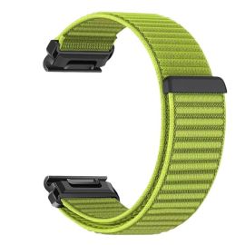 NYLON QUICK FIT Wechselarmband für Garmin - Breite 22mm hellgrün