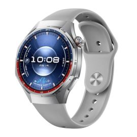 BUTTERFLY Wechselarmband für Huawei Watch GT 5 46mm / GT 6 46mm / Watch GT 5 Pro 46mm / GT 6 Pro 46mm grau
