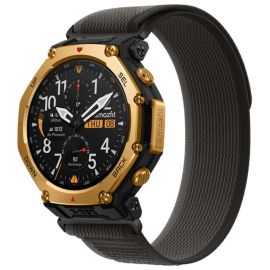 NYLON COLOR Wechselarmband für Amazfit T-Rex 3 Pro 48mm BLACK-GREY