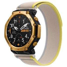 NYLON COLOR Ersatzarmband für Amazfit T-Rex 3 Pro 48mm YELLOW-BEIGE