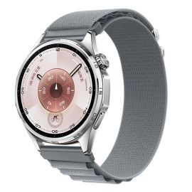 NYLON Ersatzarmband für Huawei Watch GT 5 46mm / GT 6 46mm grau