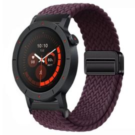 Geflochtenes Nylonarmband für CMF Watch 3 Pro, bordeauxrot