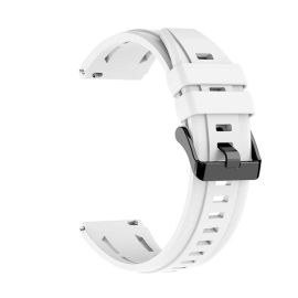 SILICONE Ersatzarmband für Huawei Watch Ultimate 2 weiß