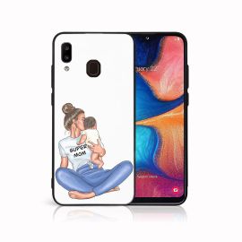 MY ART Schutzhülle für Samsung Galaxy A20e SUPERMOM (112)