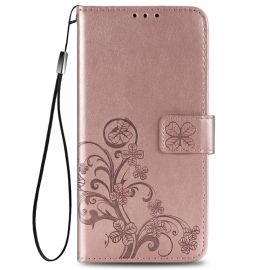 ART FLOWERS Geldbörsenhülle Samsung Galaxy Xcover Pro hellrosa