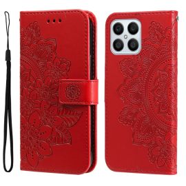 ART MANDALA Wallet Case Honor X6 / X8 5G rot