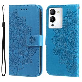ART MANDALA Brieftaschenhülle Infinix Note 12 / Note 12 Pro 5G blau