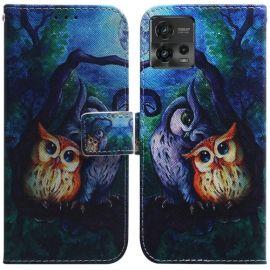 ART Brieftasche Abdeckung Motorola Moto G72 OWL