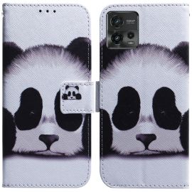 ART Wallet-Abdeckung Motorola Moto G72 PANDA