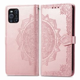 ART Wallet Cover Oppo Find X3 Pro 5G ORNAMENT rosa