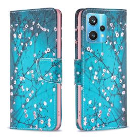 ART Wallet-Abdeckung Realme 9 Pro + / Realme 9 PLUM BLOSSOM
