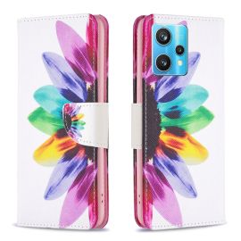 ART Wallet-Abdeckung Realme 9 Pro + / Realme 9 SUN FLOWER