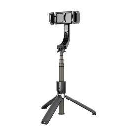 L08 Bluetooth selfie Stick mit Stabilisator schwarz
