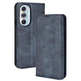 BUSINESS Wallet Cover für Motorola Edge 30 Pro / Edge X30 blau