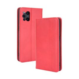 BUSINESS Wallet Cover für Oppo Find X3 Pro 5G rot
