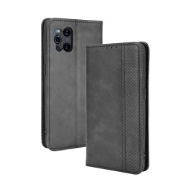BUSINESS Wallet Cover für Oppo Find X3 Pro 5G schwarz