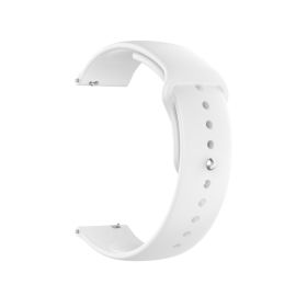 BUTTERFLY Silikonarmband Garmin Vivo active 4S / Vivo move 3S weiß