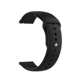 BUTTERFLY Silikonarmband Garmin Vivo active 4S / Vivo move 3S schwarz