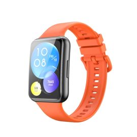 BUTTERFLY Silikonarmband Huawei Watch Fit 2 orange