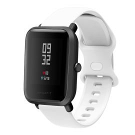 BUTTERFLY Silikonarmband Xiaomi Amazfit GTS 2 / GTS 2e / GTS 2 Mini 20mm weiß