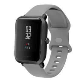 BUTTERFLY Silikonarmband Xiaomi Amazfit GTS 2 / GTS 2e / GTS 2 Mini 20mm grau