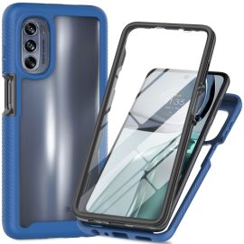 DUAL Doppelseitige Hülle für Motorola Moto G62 5G dunkelblau