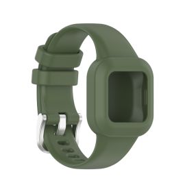 GLACIER Schutzhülle mit Trageband für Garmin Vivofit Junior3 dunkelgrün